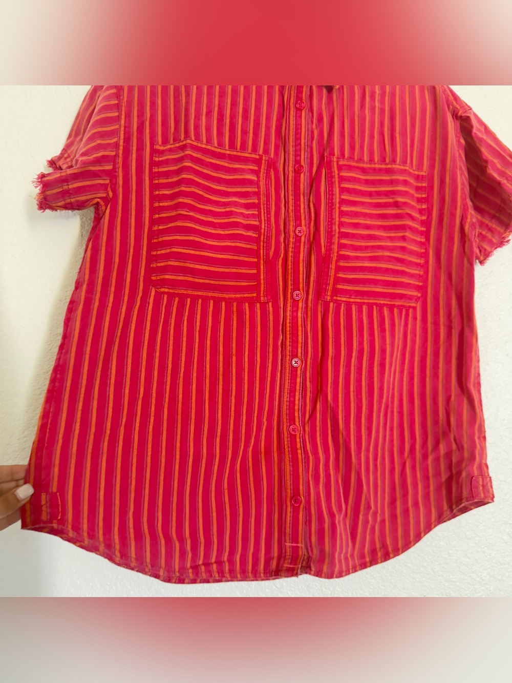 Nwot Free people we the free Christopher linen shirt - Picture 3 of 8